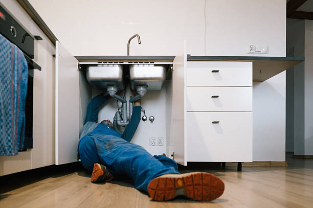 Professional Drain Cleaning technician working in Bassett, VA